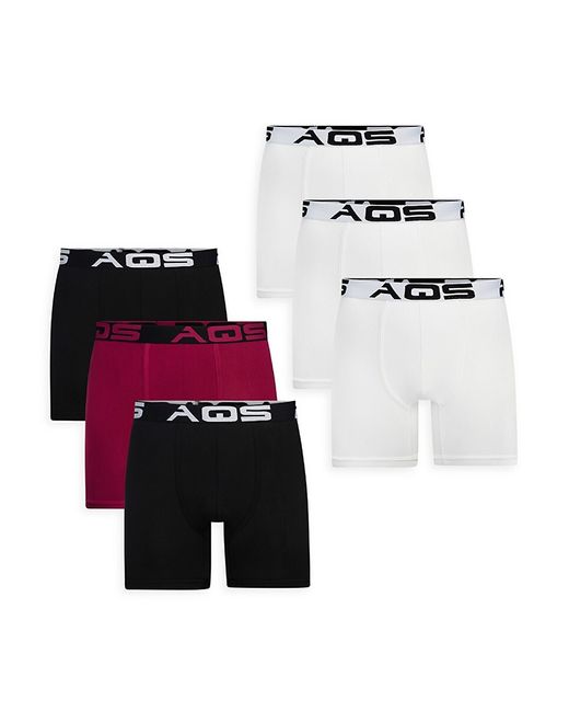 Aqs 6-Pack Assorted Boxer Briefs