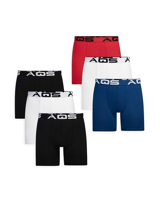 Aqs 6-Pack Assorted Boxer Briefs