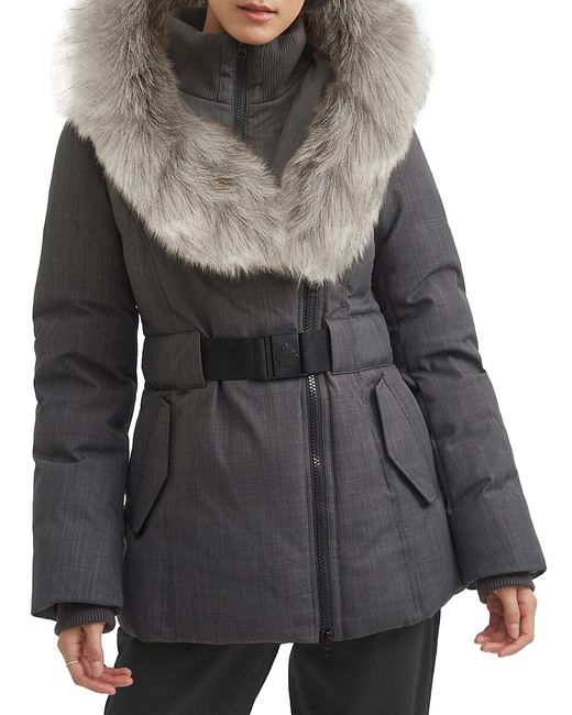 Toboggan Eva B III Faux Fur Trim Puffer Jacket