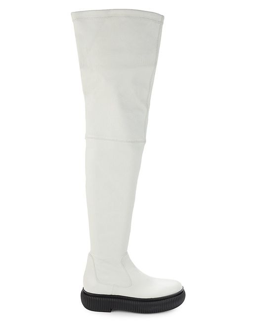 Lanvin Thigh High Leather Boots