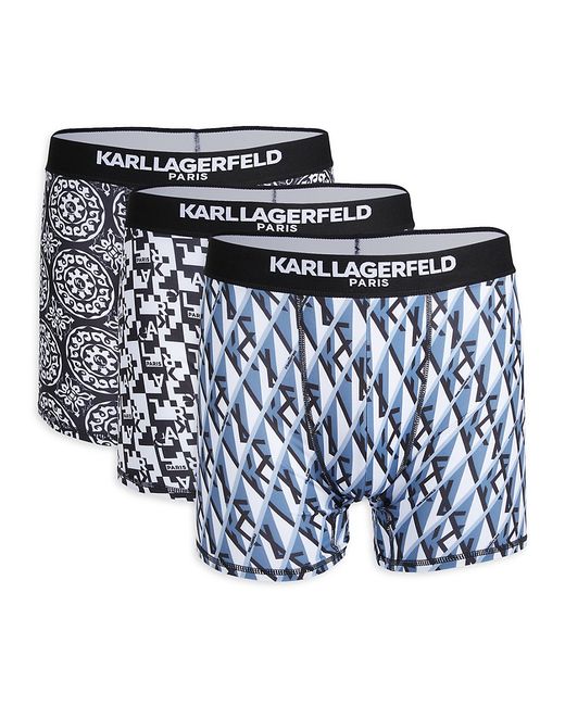 Karl By Karl Lagerfeld 3-Pack Print Boxer Briefs Set