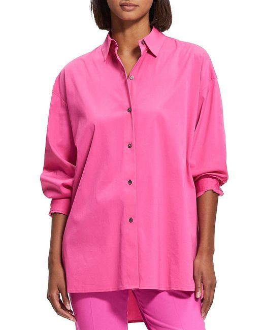 Theory Oversized Button Down Shirt