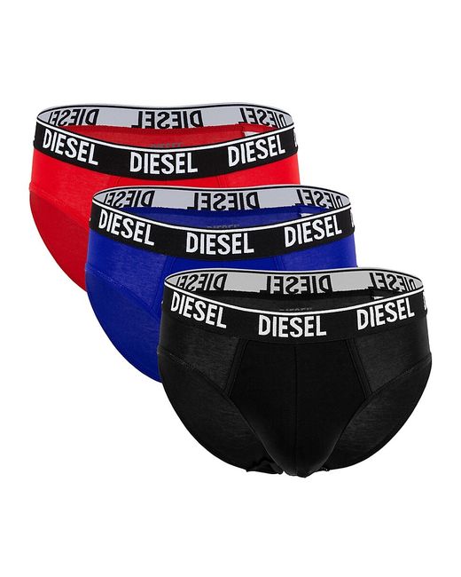 Diesel 3-Pack Umbr Andre Logo Briefs