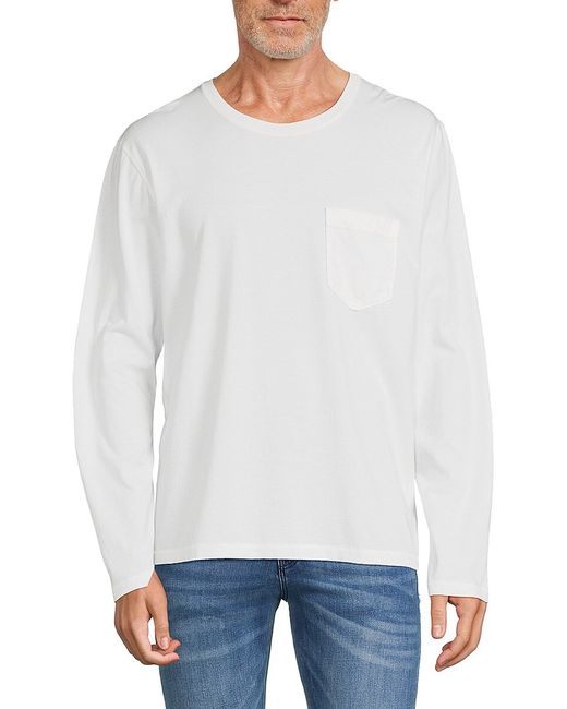 Billy Reid Long Sleeve Pima Cotton T Shirt