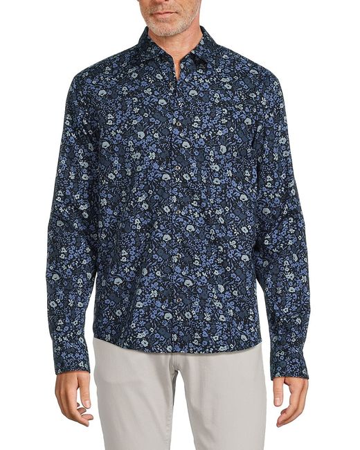 Hugo Boss Ermo Casual Slim Fit Floral Sport Shirt