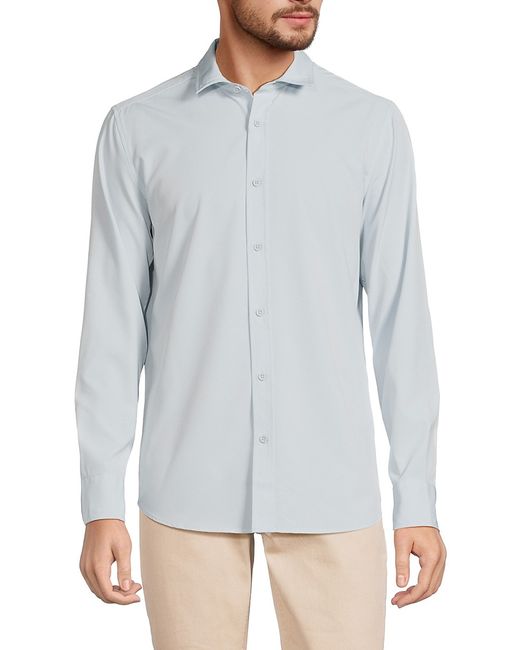 Kenneth Cole Solid Button Down Shirt