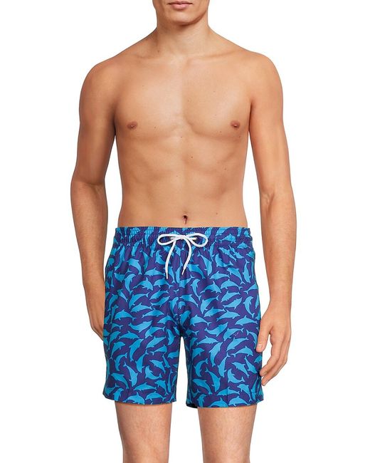 Trunks Surf & Swim Co. Sano Dolphin Print Swim Shorts