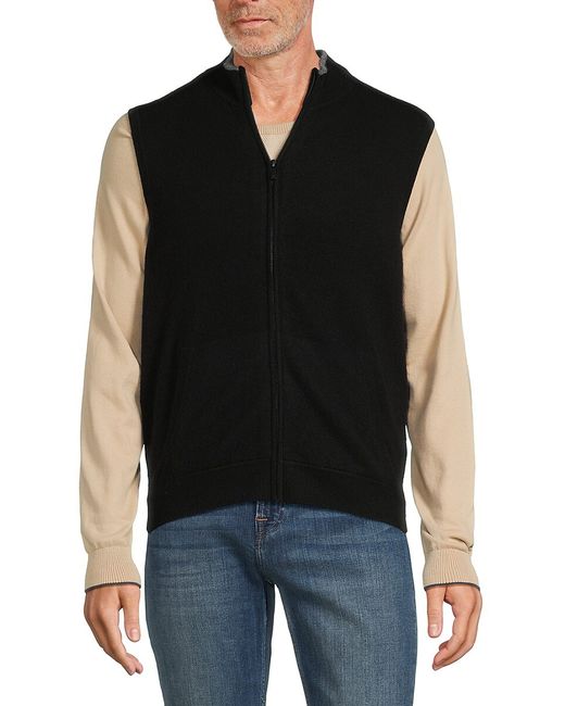 Naadam Wool Cashmere Zip Up Vest