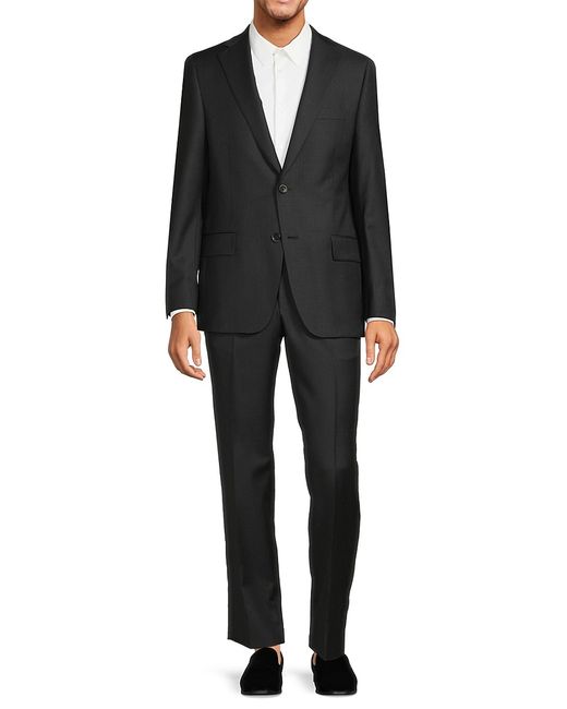 Samuelsohn Modern Fit Solid Wool Suit 42 L