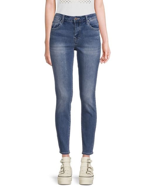 True Religion Jennie Mid Rise Faded Jeans