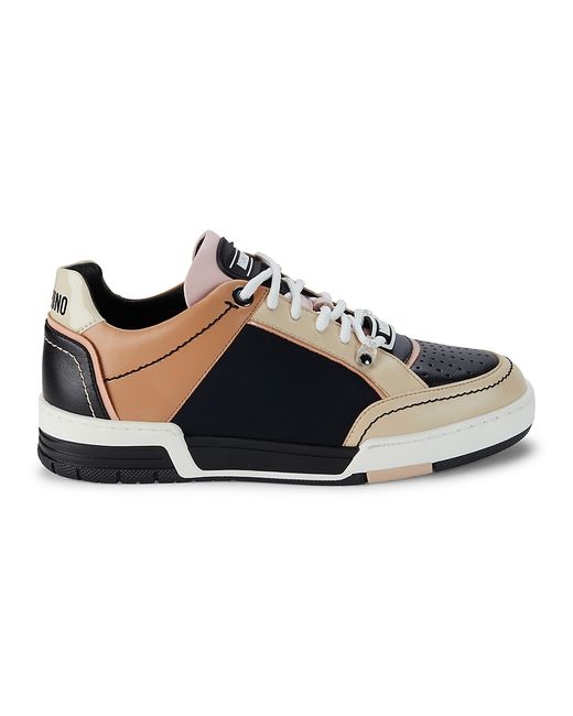 Moschino Couture Streetball Colorblock Logo Sneakers