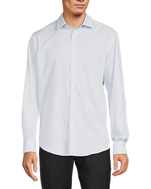 Report Collection Slim Fit Geometric Shirt
