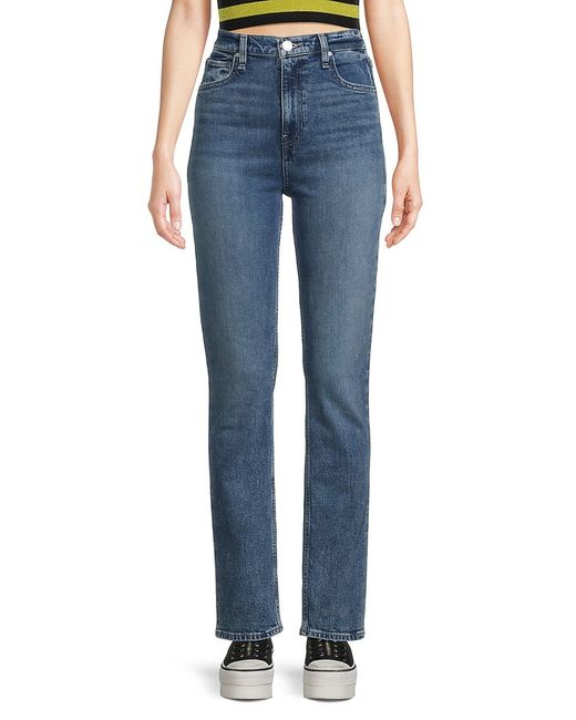 Hudson Harlow Ultra High Rise Straight Jeans