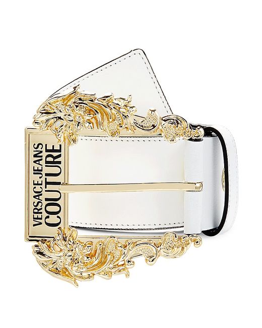 Versace Jeans Couture Logo Leather Belt 75