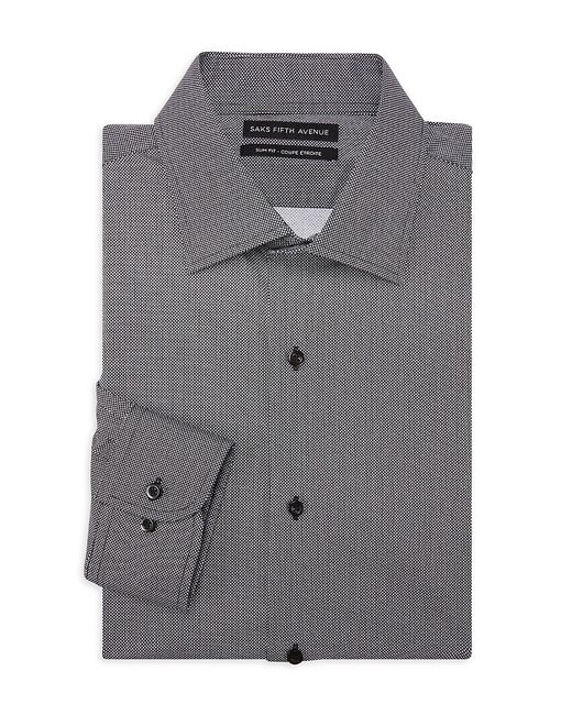 Saks Fifth Avenue Made in Italy Saks Fifth Avenue Slim Fit Woven Sport Shirt