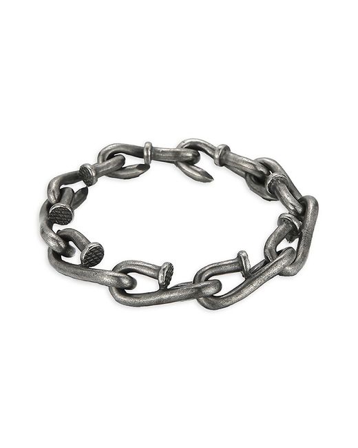 Jean Claude Stainless Steel Nail Chain Bracelet