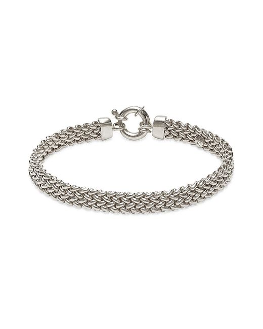 Saks Fifth Avenue Made in Italy Sterling Tessere Bracelet