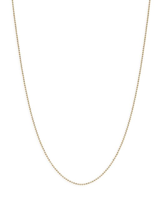 Saks Fifth Avenue Made in Italy Saks Fifth Avenue 14K Dainty Ball 18 Chain Necklace