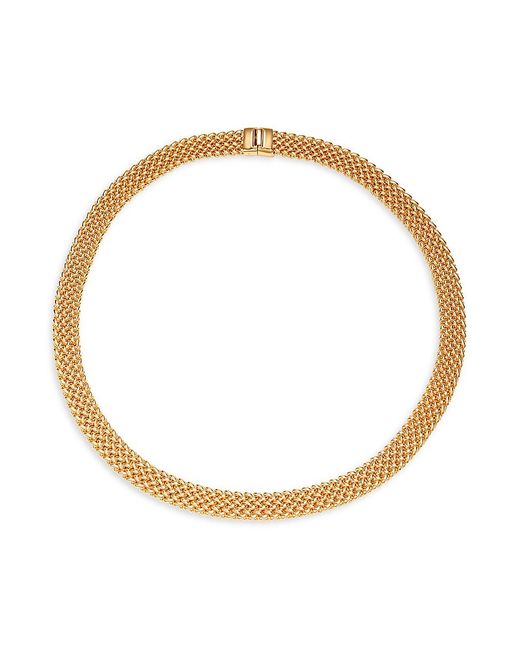 Saks Fifth Avenue Made in Italy 18K Goldplated Sterling Chain Necklace