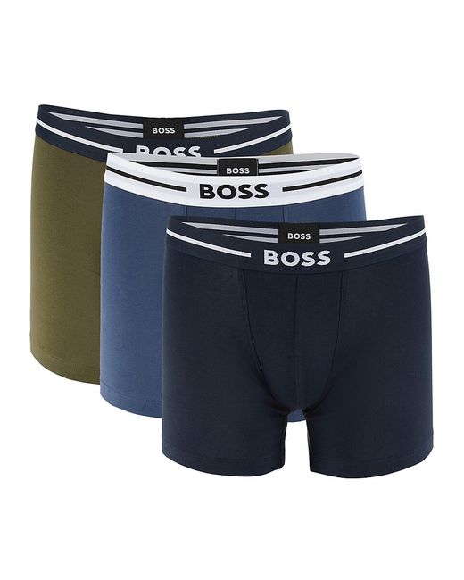 Boss 3-Pack Logo Boxer Briefs