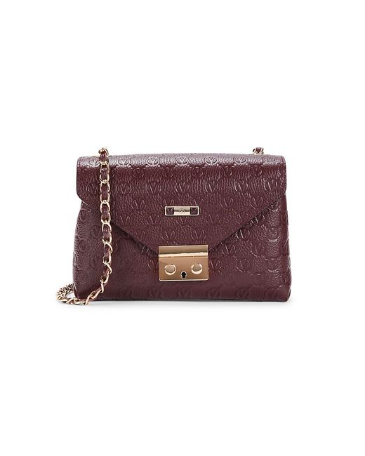 Valentino Bags by Mario Valentino Isabelle Monogram Leather Shoulder Bag