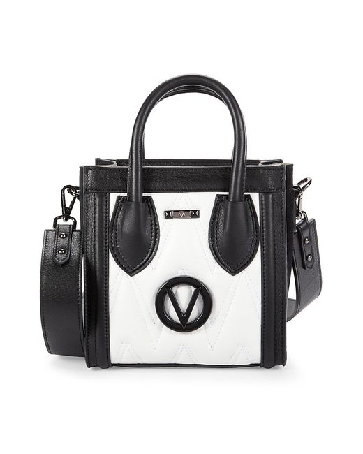 Valentino Bags by Mario Valentino Eva Two Tone Leather Shoulder Bag