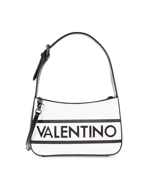 Valentino Bags by Mario Valentino Kai Logo Leather Shoulder Bag