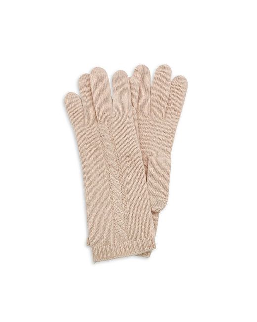 Portolano Textured Cashmere Gloves