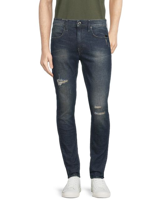 G-Star Revend High Rise Distressed Skinny Jeans