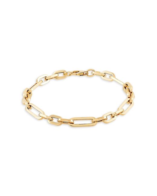 Saks Fifth Avenue Made in Italy 14K Oval Paperclip Link Chain Bracelet