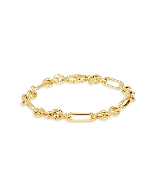 Saks Fifth Avenue Made in Italy 14K Oval Paperclip Link Chain Bracelet