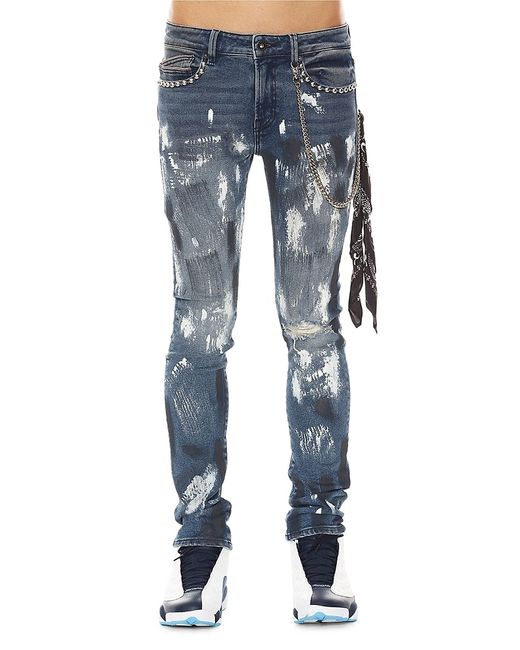 Cult Of Individuality High Rise Distressed Super Skinny Jeans