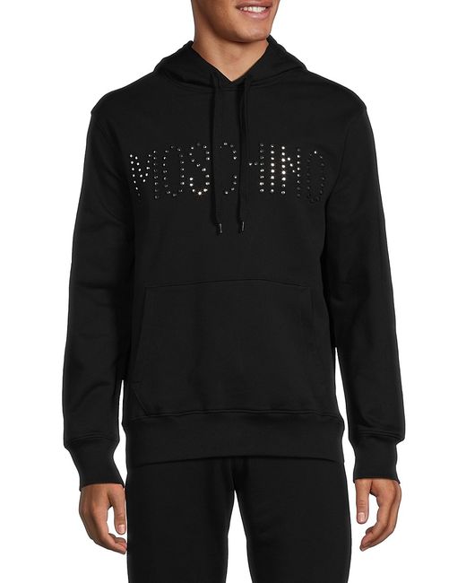 Moschino Couture Embellished Logo Hoodie