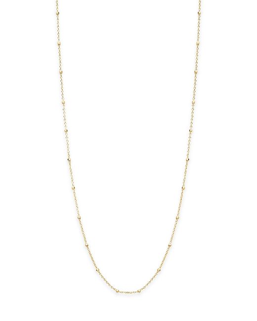 Saks Fifth Avenue Made in Italy 14K 18 Beaded Necklace