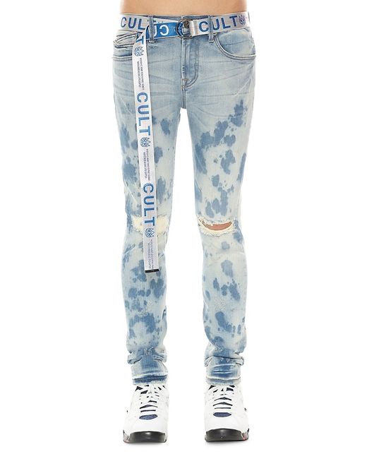 Cult Of Individuality Punk Ripped Super Skinny Jeans