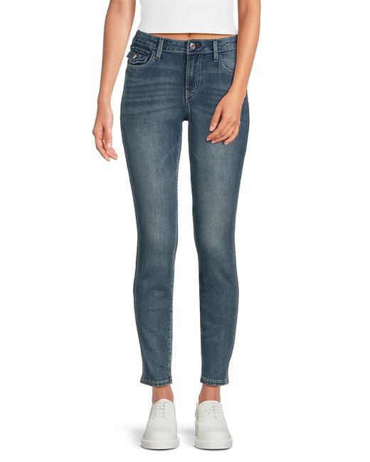 True Religion Jennie Mid Rise Super Skinny Jeans