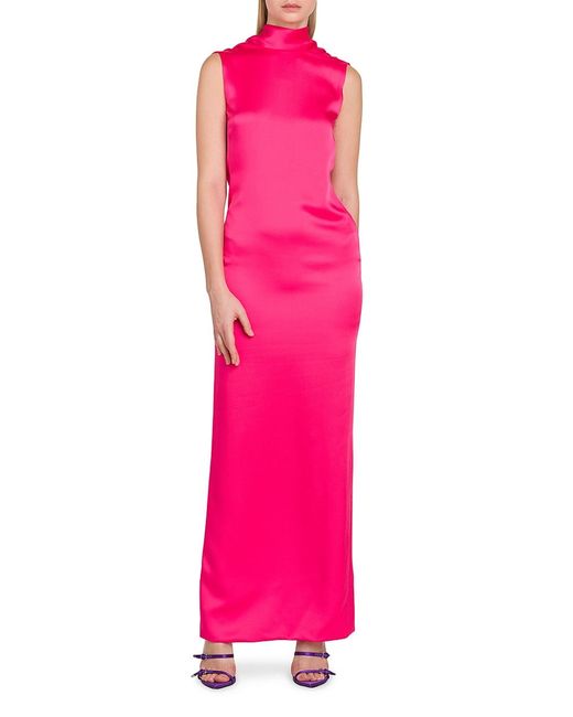 Versace Cowl Back Sleeveless Gown