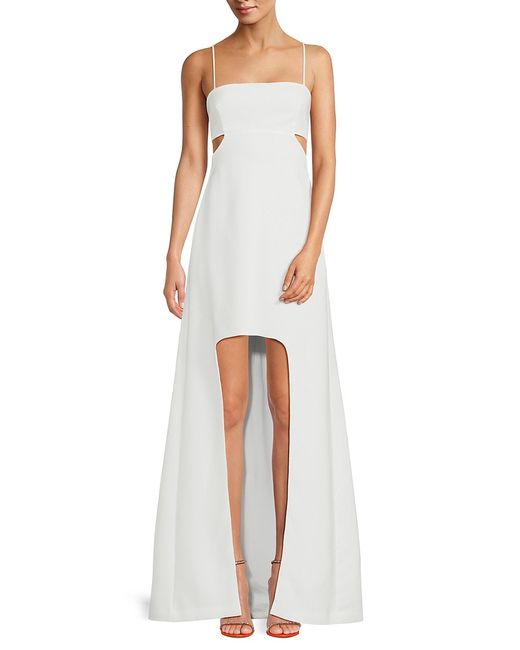 H Halston Asher High Low Cutout Gown