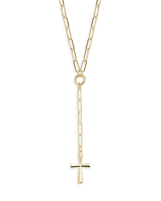 Saks Fifth Avenue Made in Italy Saks Fifth Avenue 14K Cross Pendant Necklace