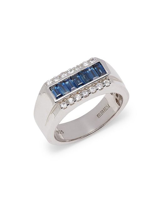 Effy Sterling Sapphire Ring