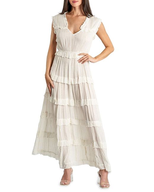 La Moda Clothing Ruffle Tiered Maxi Dress