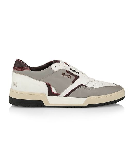 R H U D E Racing Low Top Leather Sneakers