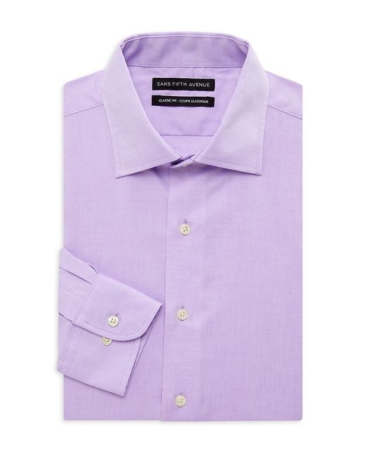 Saks Fifth Avenue Made in Italy Saks Fifth Avenue Classic Fit Dress Shirt