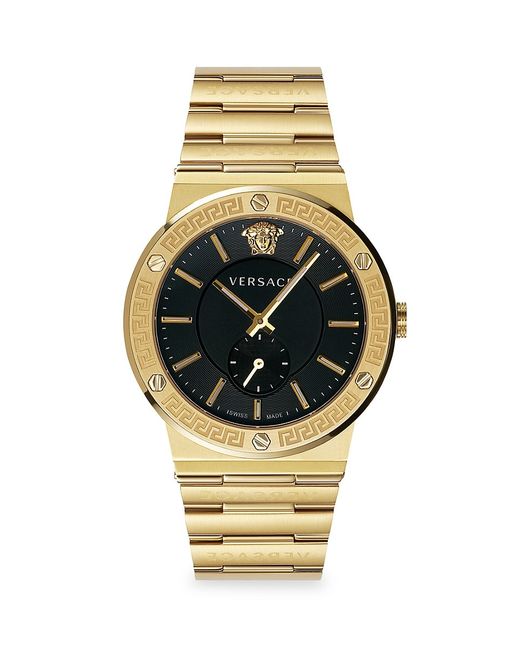 Versace Greca Logo 41MM Stainless Steel Bracelet Watch