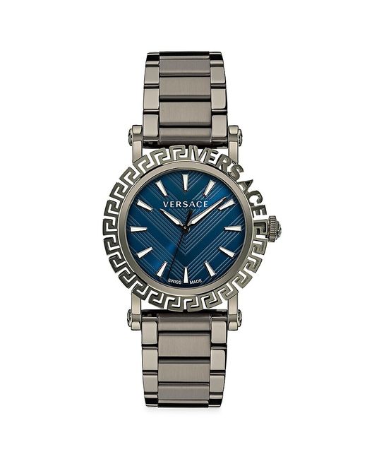 Versace Greca Glam 40MM Tone Stainless Steel Bracelet Watch