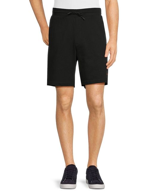 Hugo Boss Solid Jersey Drawstring Shorts