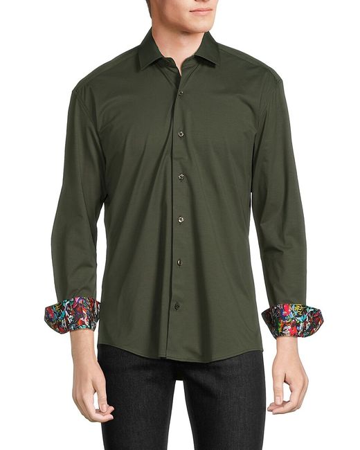 Bertigo Contrast Cuff Shirt