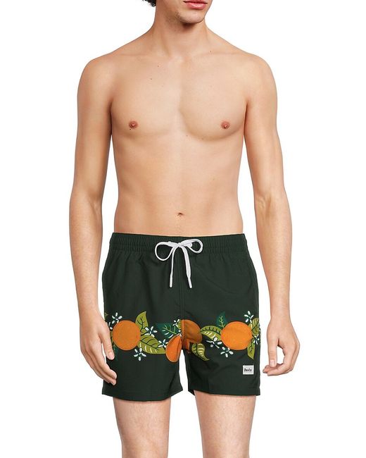 Duvin Tropical Print Swim Shorts
