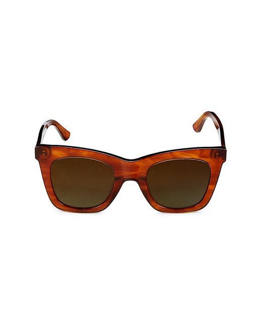Diff Eyewear Kaia 50MM Rectangle Sunglasses