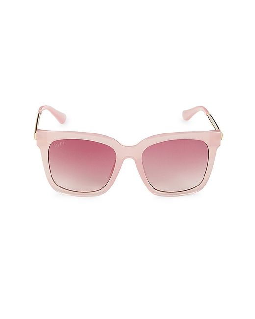 Diff Eyewear 54MM Square Sunglasses